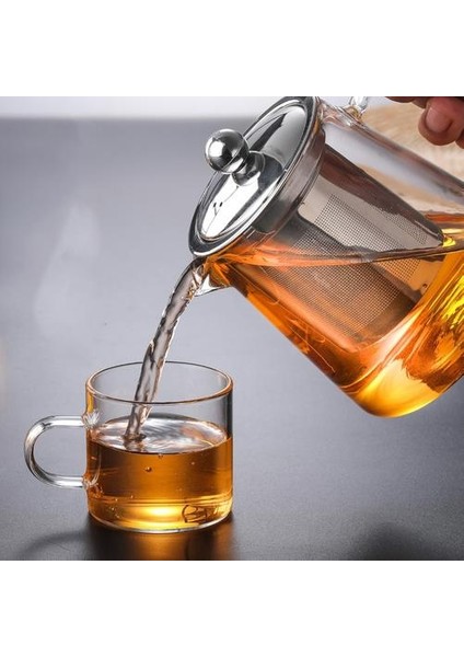 Cam Su Isıtıcısı Isıya Dayanıklı Çaydanlık Filtre Ev Ofisi ile Borosilikat Çay Seti Cam Maker | Çaydanlıklar (Yurt Dışından) fiyatları