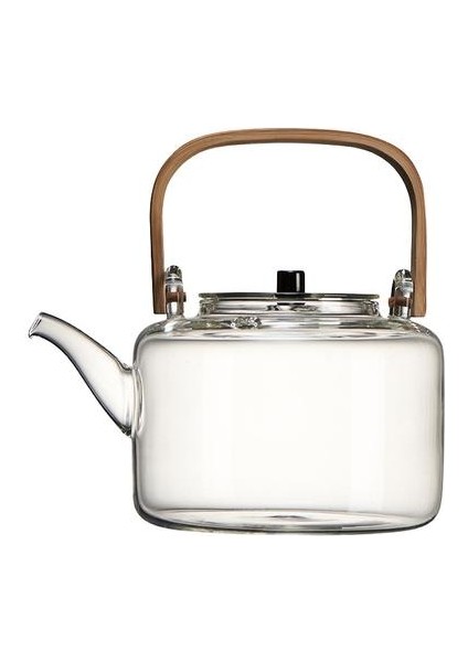 1100 ml Cam Çaydanlıklar Isıya Dayanıklı Patlama Dayanıklı Haşlanmış Çaydanlık Kung Fu Çay Seti Haşlanmış Su Özel Bambu Kolu Kiriş Tenceresi | Çaydanlıklar (Yurt Dışından)