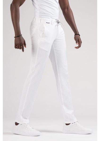 Slimfit Beli Yarım Lastikli ve Iplikli Gofre Kumaş Yazlık Jogger Pantolon modelleri