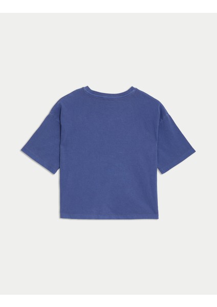 Saf Pamuklu Kısa Kollu T-Shirt (6-16 Yaş) fiyatları