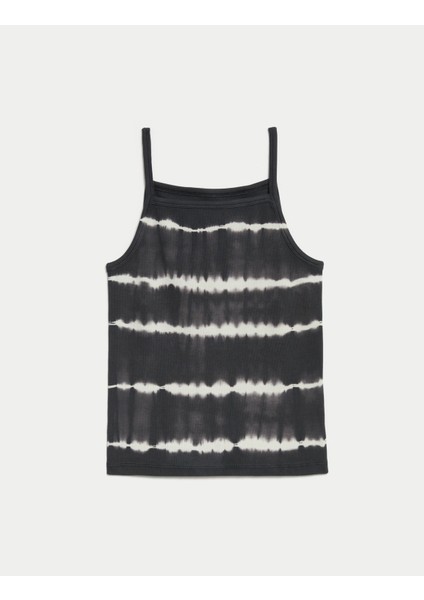 Batik Desenli Askılı T-Shirt (6-16 Yaş) fırsatları