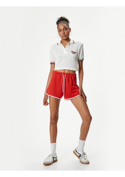 Mini Şort Beli Bağcıklı Oversize Biyeli fiyatları