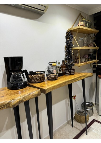 Dekoratif Metal Firkete Bar Masası/dresuar Ayağı