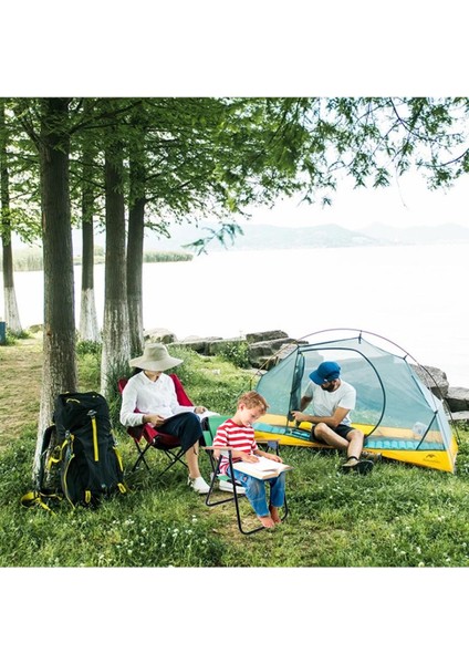 2-6 Yaş Lüx Çocuk Piknik Sandalyesi-Mini Kamp Sandalyesi-Yeşil