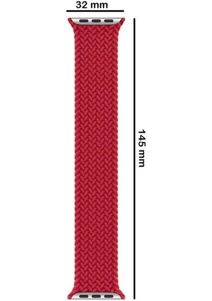 Apple Watch Solo Loop M Beden 38 40 41MM Esnek Örgü Kordon