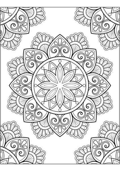 Herkes İçin Harika Mandala Seti 4 Kitap indirimleri