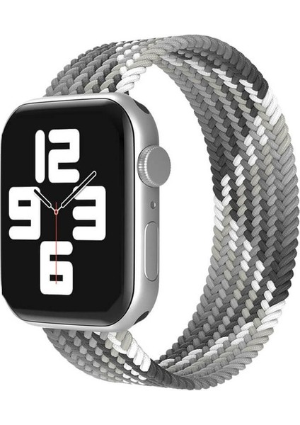 Apple Watch Solo Loop M Beden 38 40 41MM Esnek Örgü Kordon
