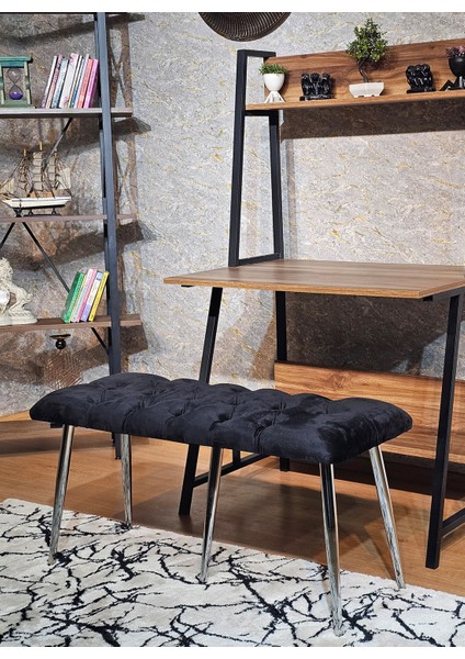 Metal Ayaklı Puf Bench, Antre Önü, Puf,bench Puf