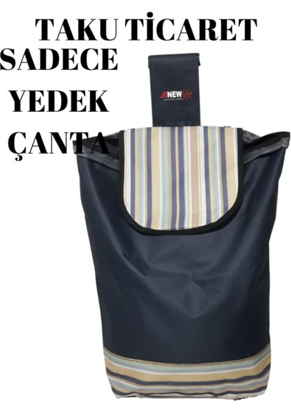 Lacivert Pazar Araba Yedek Çanta 37 x 55