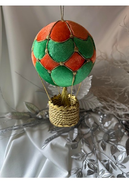 Renkli Uçan Balon Yılbaşı Çam Ağacı Topu