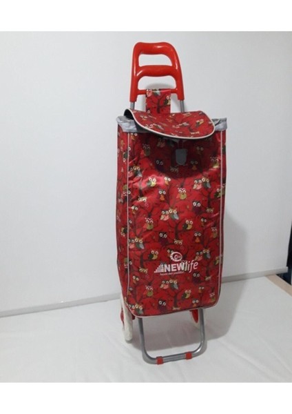 Tekno Trust Kırmızı Newlife Baykuşlu Pazar Arabası 60 x 100 fiyatları