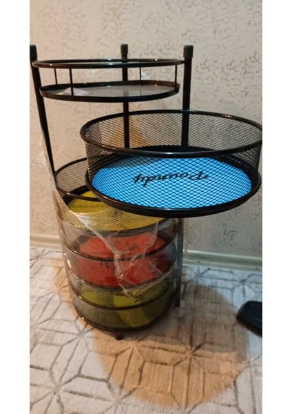 Sebzelik Meyvelik 4 Katlı Siyah fiyatları