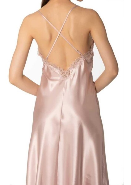 Nazikendam Pierre Cardin Pudra Altılı Çeyiz Gecelik Sabahlık Set 6960 modelleri