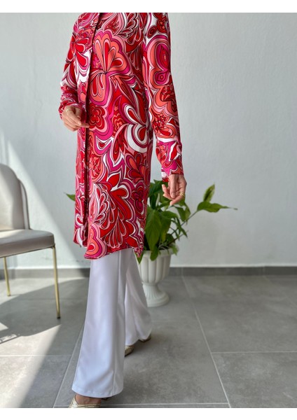 Desenli Düğmeli Tunik modelleri