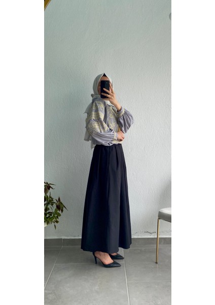 Sarı Nakış Işlemeli Bluz modelleri