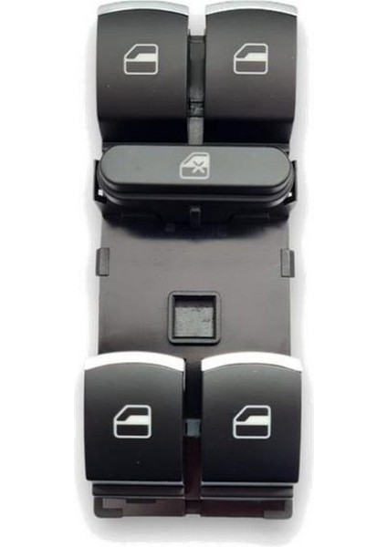 Sol Ön Cam Düğmesi Dörtlü Krom Vw Golf 6 2009-2012 5K4959857A modelleri