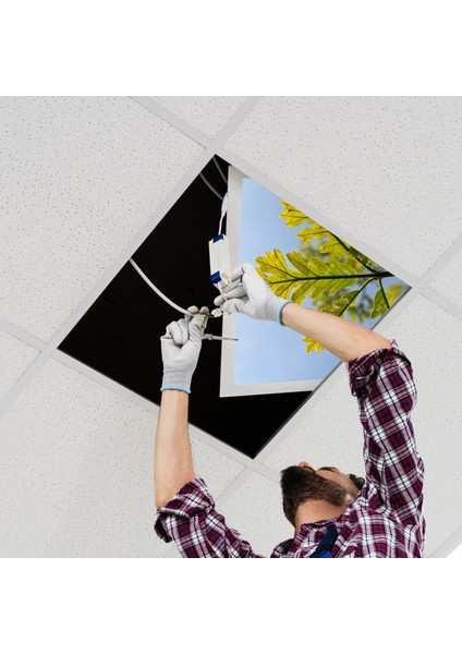 60X60 LED Panel Aydınlatma Armatür Avize Sıva Altı Desenli Tekli 46510335SA