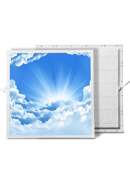 60X60 LED Panel Aydınlatma Armatür Avize Sıva Altı Desenli Tekli 46510417SA