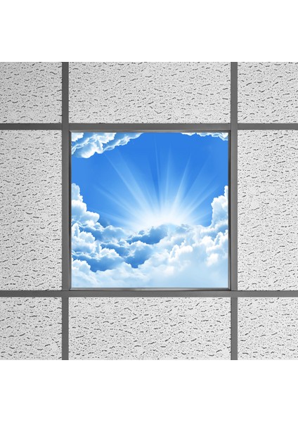 60X60 LED Panel Aydınlatma Armatür Avize Sıva Altı Desenli Tekli 46510417SA