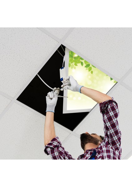 60X60 LED Panel Aydınlatma Armatür Avize Sıva Altı Desenli Tekli 46510385SA