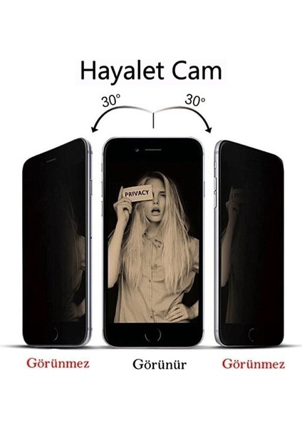 IPhone 15 Promax Hayalet Cam Tam Kaplayan Kırılmaz Nano Teknoloji