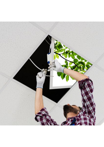 60X60 LED Panel Aydınlatma Armatür Avize Sıva Altı Desenli Tekli 46510400SA