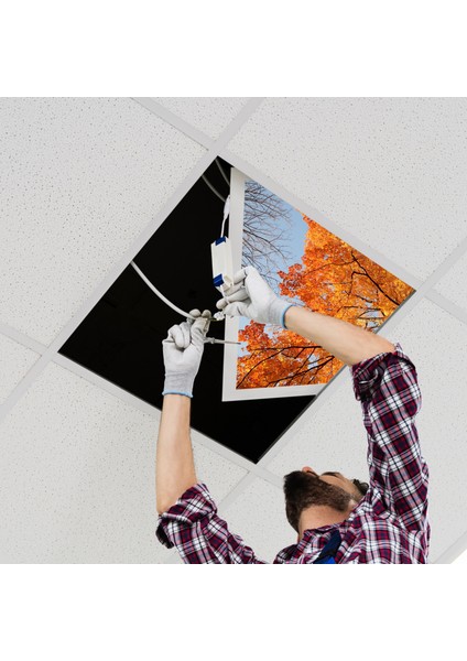 60X60 LED Panel Aydınlatma Armatür Avize Sıva Altı Desenli Tekli 46510478SA