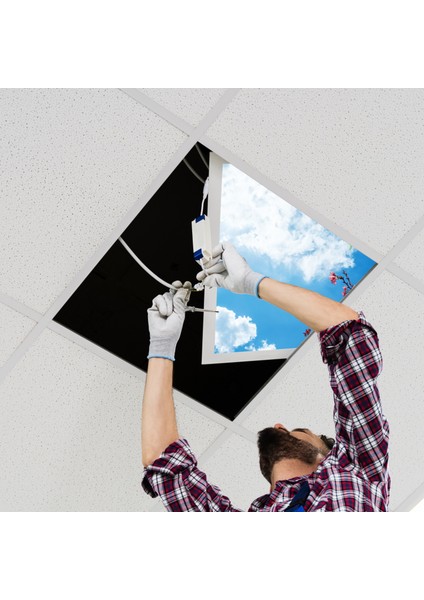 60X60 LED Panel Aydınlatma Armatür Avize Sıva Altı Desenli Tekli 46510422SA