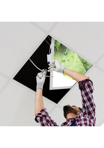 60X60 LED Panel Aydınlatma Armatür Avize Sıva Altı Desenli Tekli 46510362SA