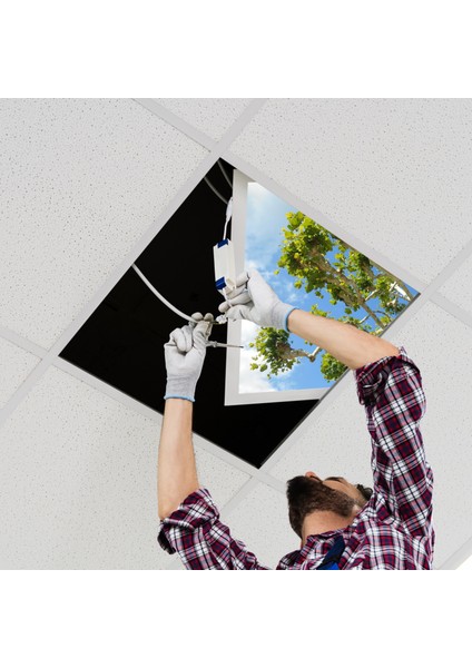 60X60 LED Panel Aydınlatma Armatür Avize Sıva Altı Desenli Tekli 46510489SA