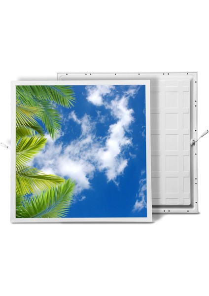 60X60 LED Panel Aydınlatma Armatür Avize Sıva Altı Desenli Tekli 46510411SA