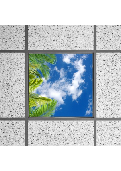 60X60 LED Panel Aydınlatma Armatür Avize Sıva Altı Desenli Tekli 46510411SA