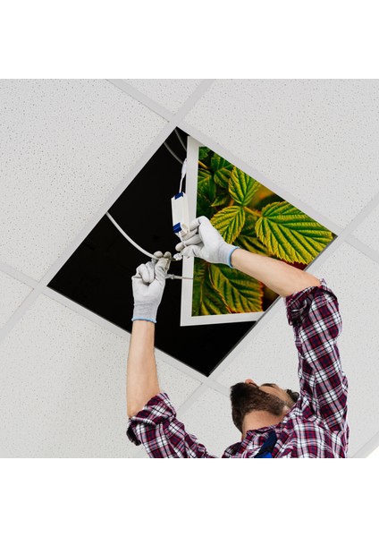 60X60 LED Panel Aydınlatma Armatür Avize Sıva Altı Desenli Tekli 46510369SA