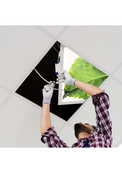 60X60 LED Panel Aydınlatma Armatür Avize Sıva Altı Desenli Tekli 46510364SA