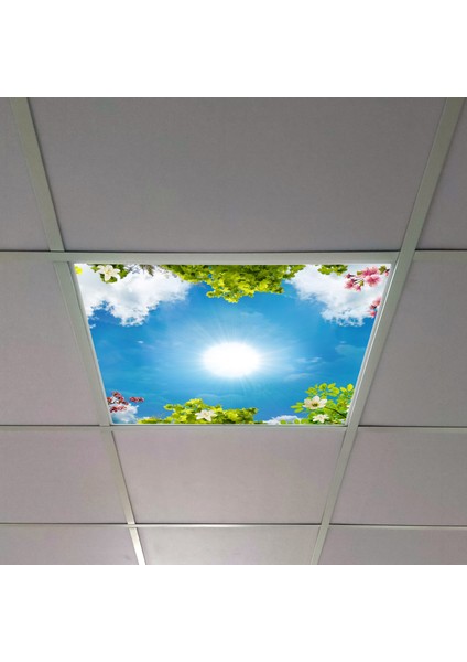 60X60 LED Panel Aydınlatma Armatür Avize Sıva Altı Desenli Tekli 46510447SA