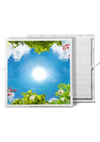 60X60 LED Panel Aydınlatma Armatür Avize Sıva Altı Desenli Tekli 46510447SA