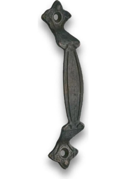 12 cm Oksit Siyah Pirinç Döküm Yüzeyden Vidalı Kulp/çekme Kol