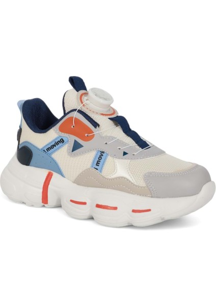 2032 Anatomik Tabanlı Otomatik Bağcıklı Unisex Çocuk Günlük Spor Ayakkabı - NKT02032-MAVI-33