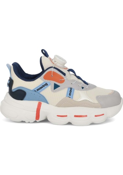2032 Anatomik Tabanlı Otomatik Bağcıklı Unisex Çocuk Günlük Spor Ayakkabı - NKT02032-MAVI-33