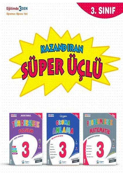3. Sınıf – Süper Üçlü – Kazandıran Kitaplar