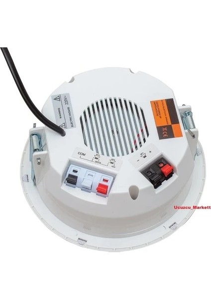 Bluetooth Alçıpan Tavan Hoparlör (12 cm - 220 Volt Ile Direk Çalışır- Adaptör Gerektirmez)