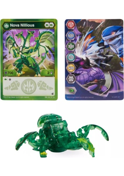 Legends Nova Bakugan - Işıklı Yeşil Nillious Özel Figür - 1 Adet