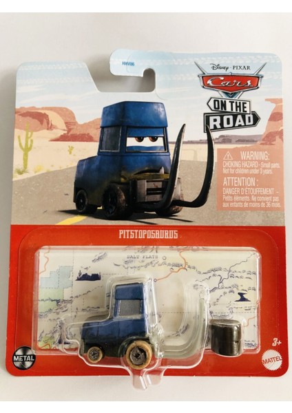 Tekli Karakter Araçlar Disney Pixar Cars Pitstoposaurus On The Road 1:55 Ölçek Mattel