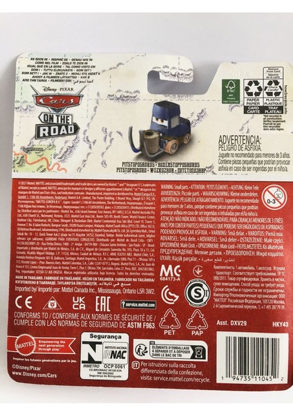 Tekli Karakter Araçlar Disney Pixar Cars Pitstoposaurus On The Road 1:55 Ölçek Mattel indirimleri