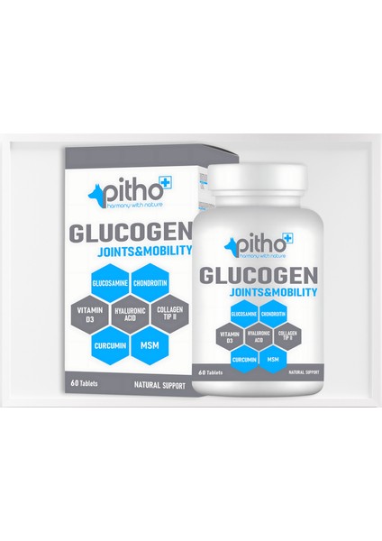 Glucogen - Köpekler Için Kıkırdak ve Doku Sağlığı Glukozamin Desteği