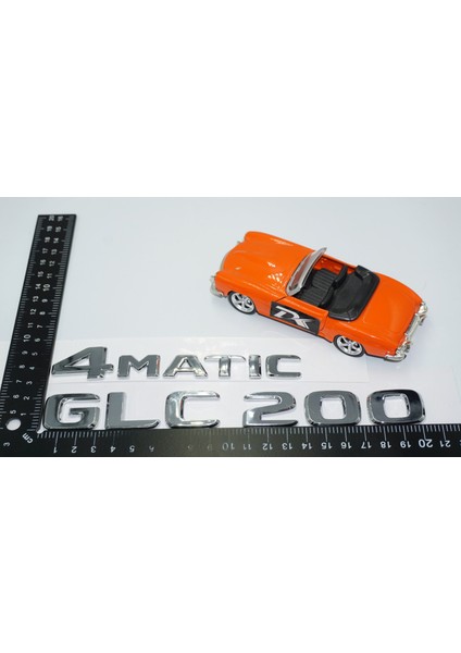 GLC200 4matic Bagaj Krom Abs Yazı Logo Benz Ile Uyumlu modelleri
