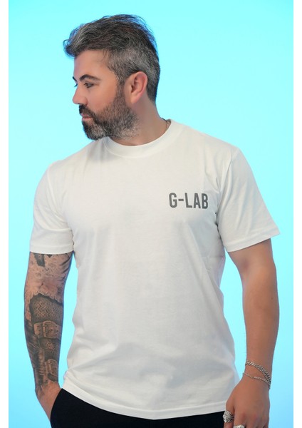 JOHN BORNERS Erkek G-Lab Baskılı T-Shirt