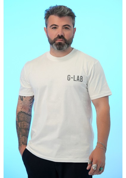 JOHN BORNERS Erkek G-Lab Baskılı T-Shirt