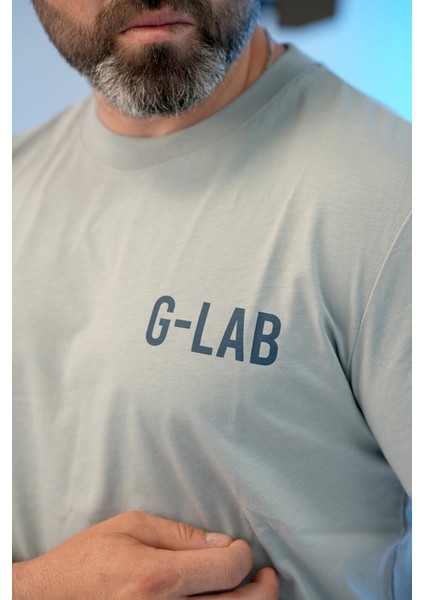 JOHN BORNERS Erkek G-Lab Baskılı T-Shirt