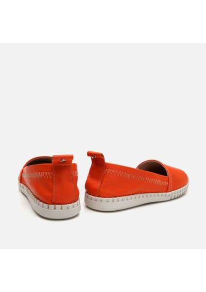 Hakiki Deri Nar Kadın Loafer